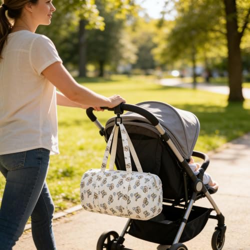 Sac d'hôpital de maternité multipoche en coton durable pour maman - 6