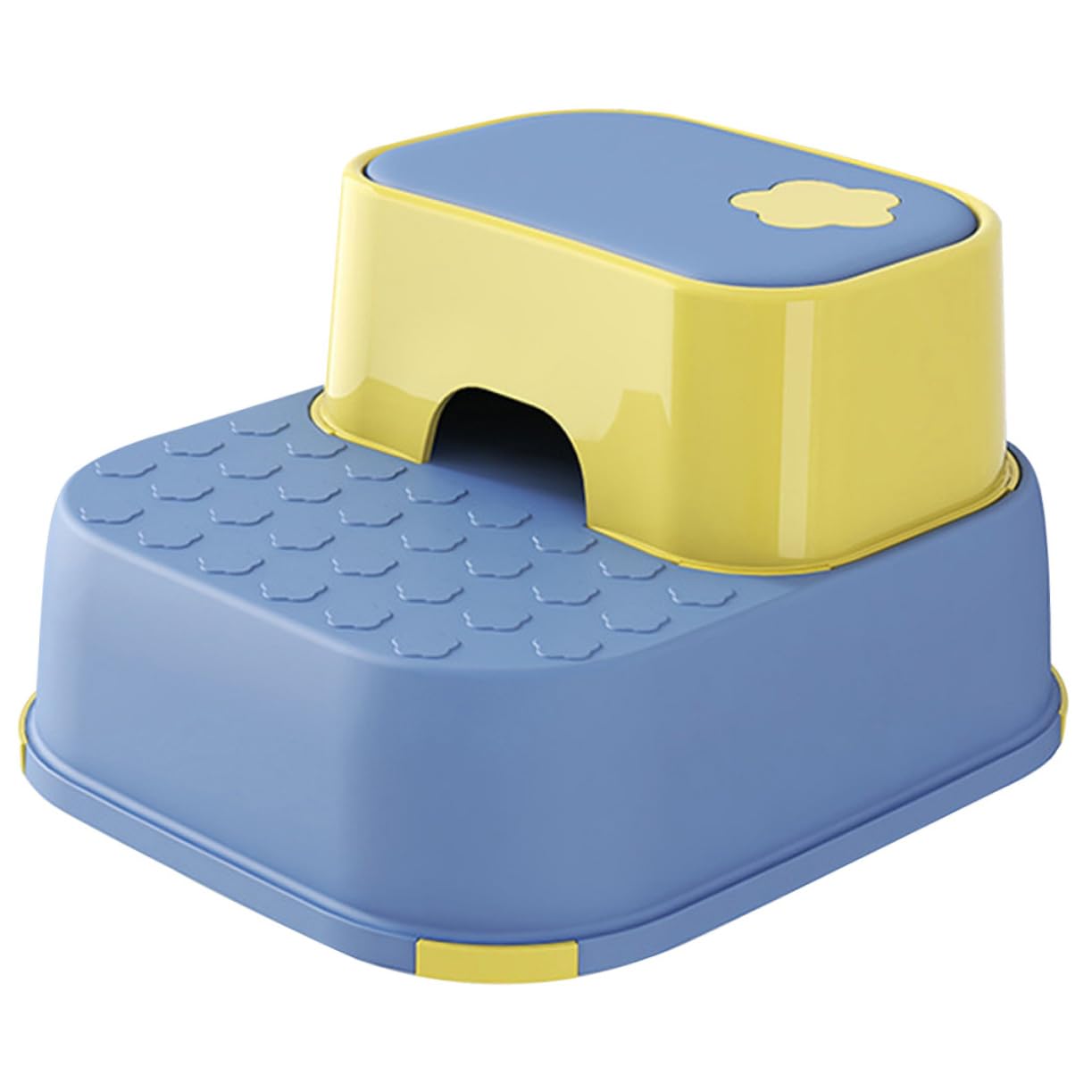 Marchepied Double pour Garçon et Filles, Tabouret de Sécurité Rond PP | Compact et Léger, Pieds Antidérapants, pour Bébé et Garçon et Filles, Usage Quotidien à Maison