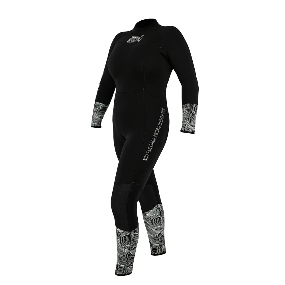 Women's 5 MM Quantum Stretch Wetsuit by SHERWOOD SCUBA Marine Conservation — Size 9