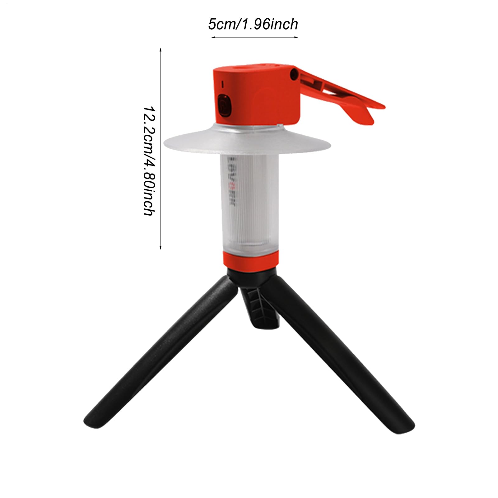 Luces de Camping Luz LED Magnética Ajustable 180° con 3 Colores y 6 Modos