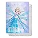 Northwest Frozen 2 Frosted Believe Oversized Silk Touch Sherpa Throw Blanket, 60