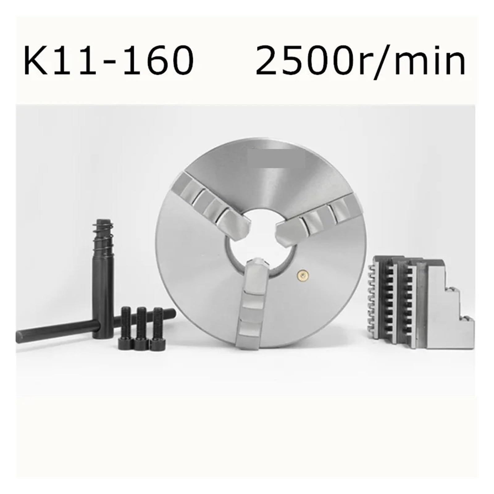 Mandril manual de 3 mordazas de 160 mm K11-160 for máquina