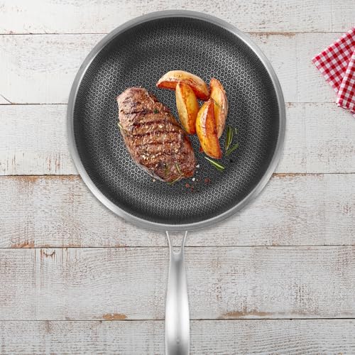 Wok de Acero Inoxidable DOITOOL 28 cm Antiadherente miniatura 4