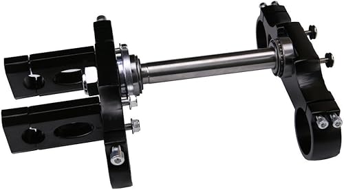 Miniatura 5 de Soporte elevador de barra de abrazadera triple de 1.772 in1.890 in para manillar de 0.866 in, 78 pulgadas, horquilla delantera, motocicleta de 110