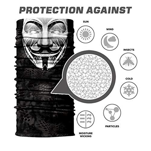 Seamless Neck Gaiter Shield Scarf Bandana Face Mask Seamless Uv Protection For Motorcycle Cycling Riding Running Headbands #TOP2