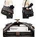 RAVUO Messenger Bag for Men,Water Resistant Canvas Satchel 15.6 Inch Laptop Briefcases Business Shoulder Crossbody Bag