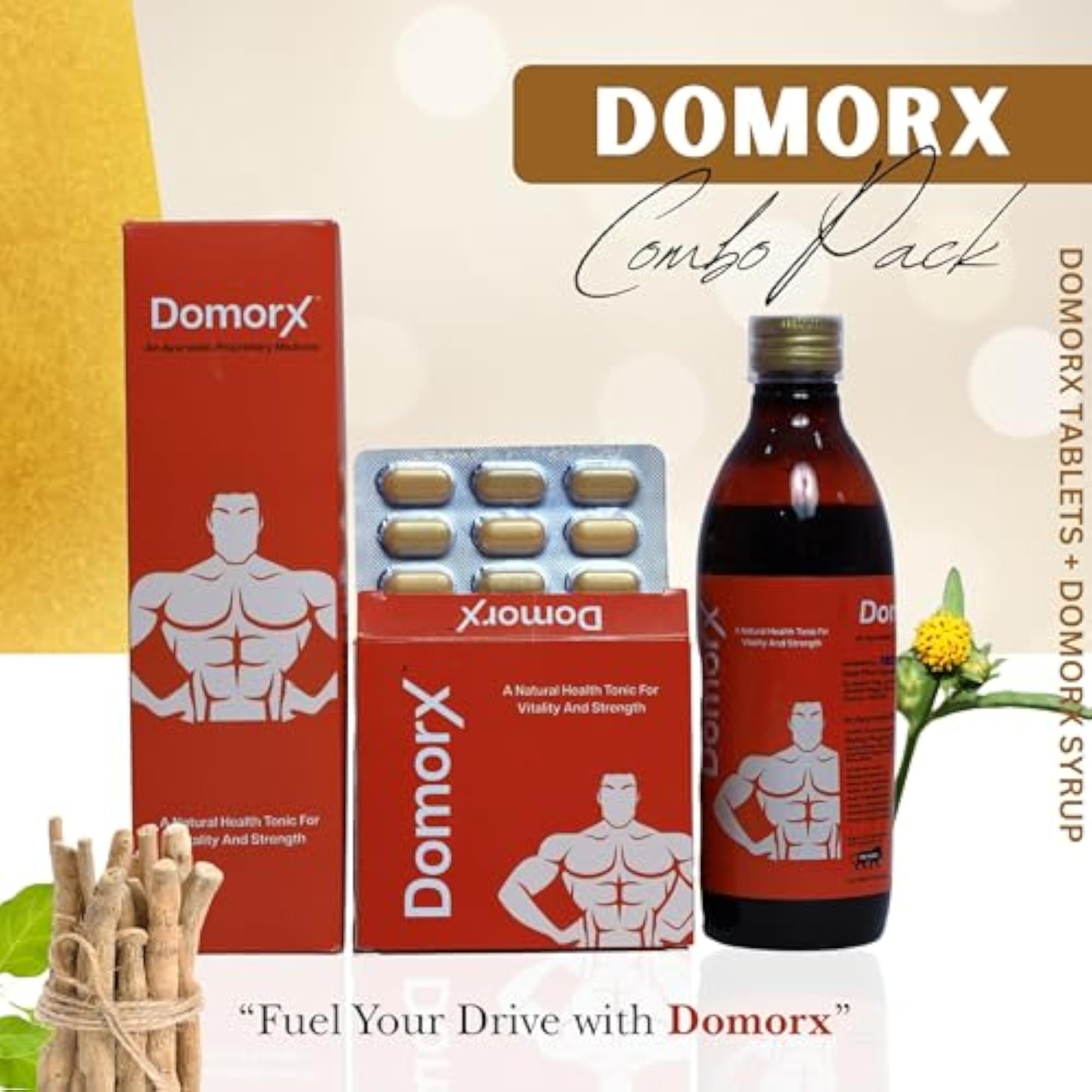 Vitality Combo Ayurvedic Tonic and Tablets for Wellness