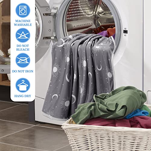 Inhand Cooling Blanket, Twin Size (59"X79") Cooling Blankets For Hot Sleepers, Q-Max >0.45 Decorative Lightweight Breathable Summer Cold Blankets For Sleeping Night Sweats To Keep Cool, Grey Sky #TOP6