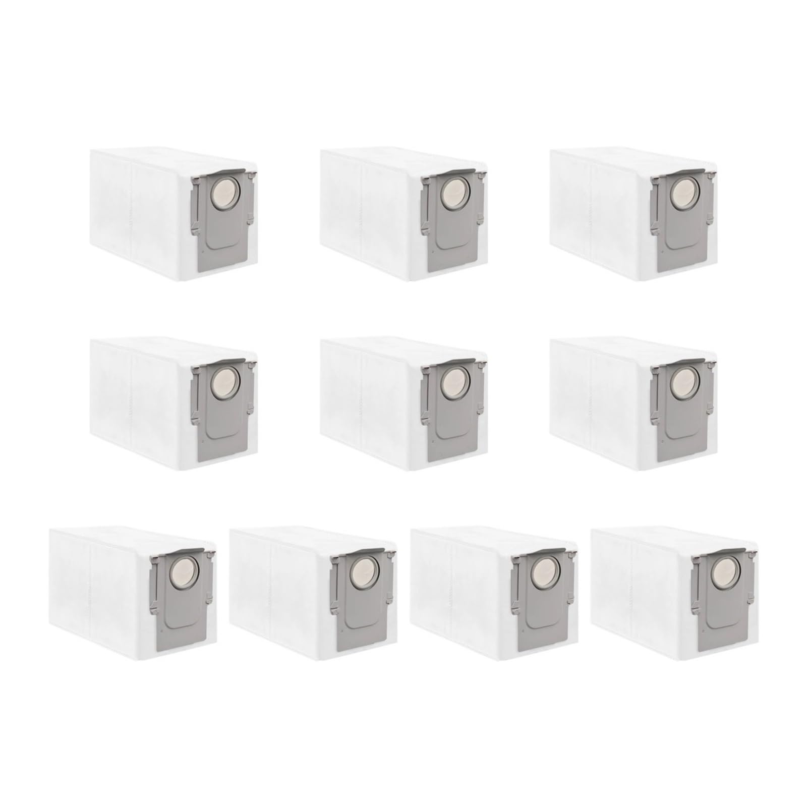 Sac aspirateur Roborock Qrevo Plus et G20S anti-déchirure : lot de 10 filtres étanches