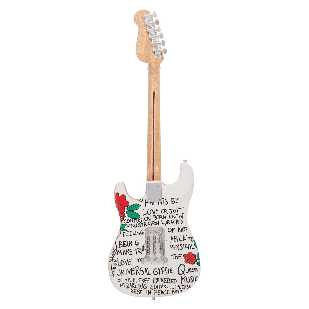 Jimi Hendrix - Chitarra in miniatura - Regali musicali - Ornamento fatto a mano