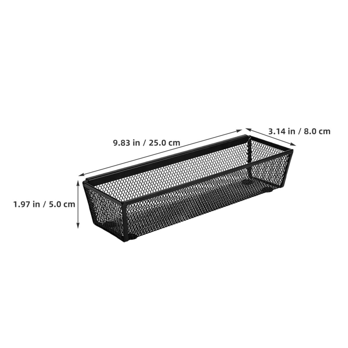 Boîte de Rangement pour Couverts Lot de 6 en Métal Grillagé Organisateur de Tiroir avec Séparateurs Emboîtables Panier à Ustensiles Polyvalent Cuisine et Bureau Optimise Espace