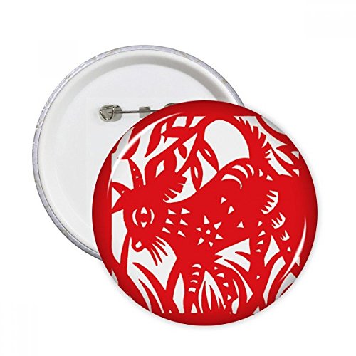 Pins badge mouton zodiaque chinois décoration veste en jean pour look urbain quotidien
