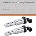 Intake & Exhaust Variable Valve Timing (VVT) Solenoid Fit for BMW VANOS 328i 328xi 323i 325i 330i 528i 530i 335i 525xi 535i 540i X3 Z4 2.0L 2.5L 2.8L 3.0L, Oil Control VVT Valve Replace# 11367585425