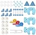 FemKey 45pcs Kits de Seguridad para Bebés, 14 Protector Esquinas bebe, 12 Cerradura Seguridad, 10 Protector Enchufes bebes, 7 Topes de Puertas Seguridad, 2 Bloqueo Ventanas.
