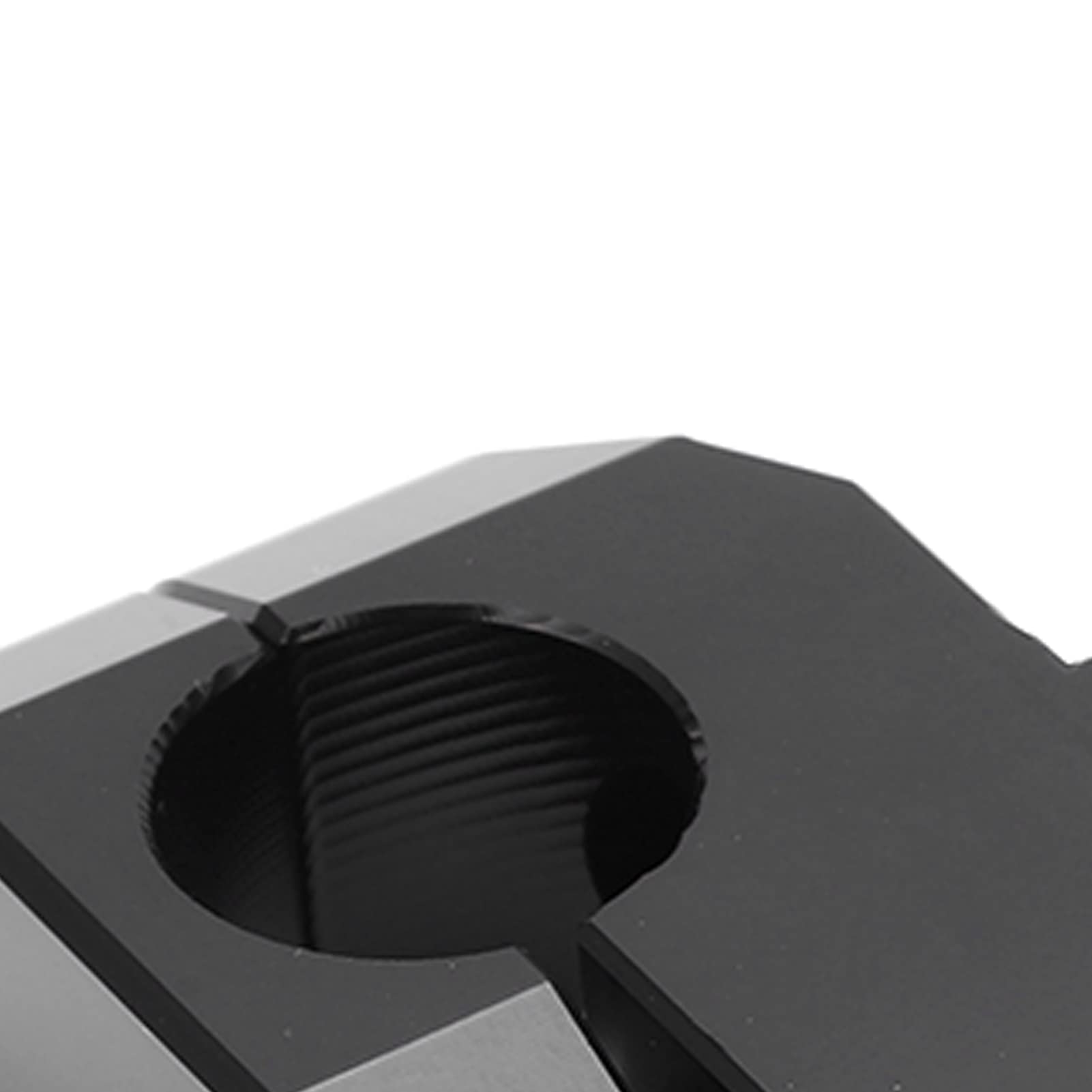Aramox Lenkerhöhenadapter, Lenkererhöhung für Motorräder 7/8 Zoll Lenkererhöhungen CNC Aluminiumlegierung Universal Motorrad Modifikationszubehör(Schwarz)