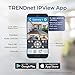 TRENDnet Indoor/Outdoor 3MP Motorized PTZ Dome Network Camera, 4X Optical Zoom, 16x Digital Zoom, Autofocus, IP66 Housing, Free iOS and Android Mobile apps, ONVIF Profile S, TV-IP420P