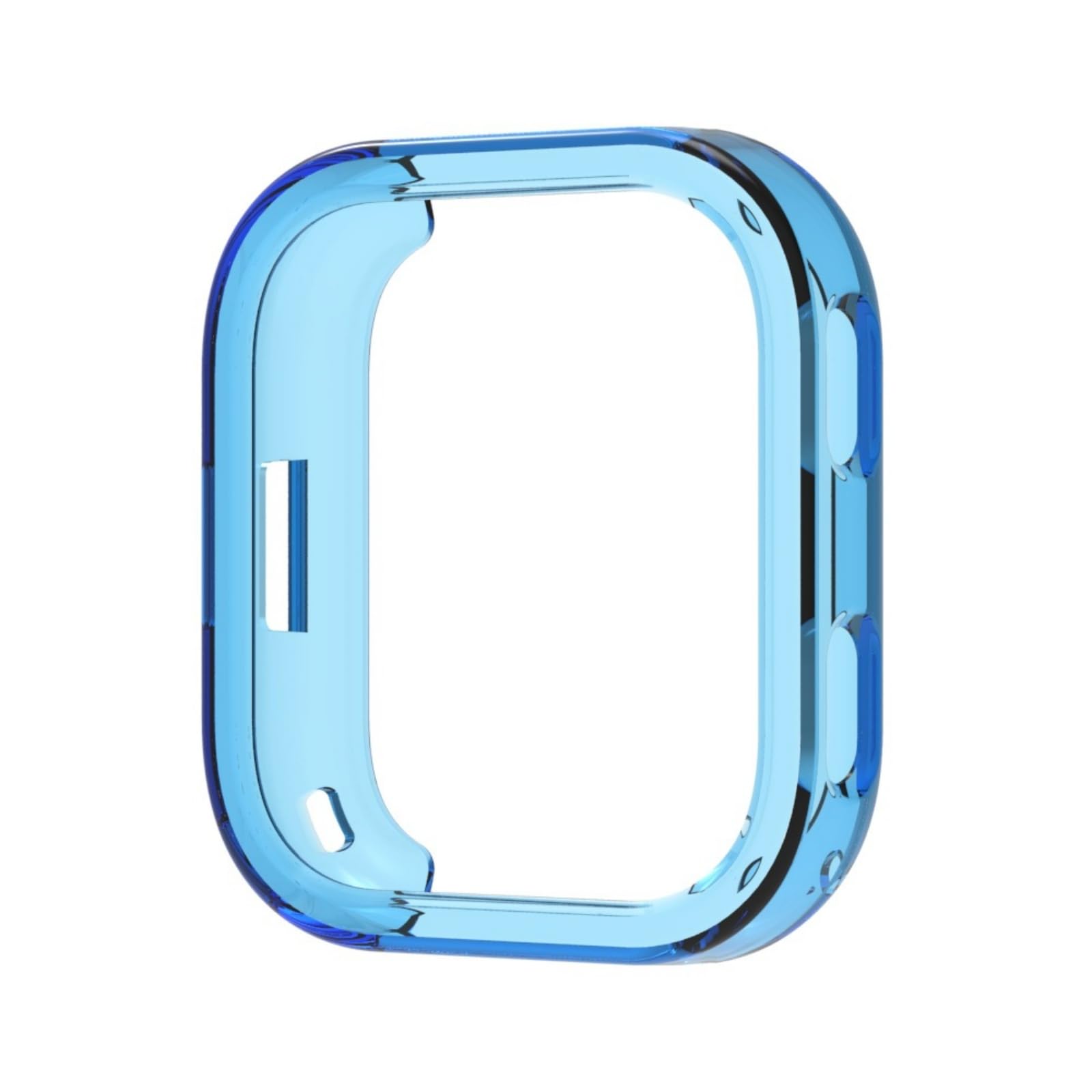 Daily Wear Smartwatch Case for BIP, TPU, Transparent Blue