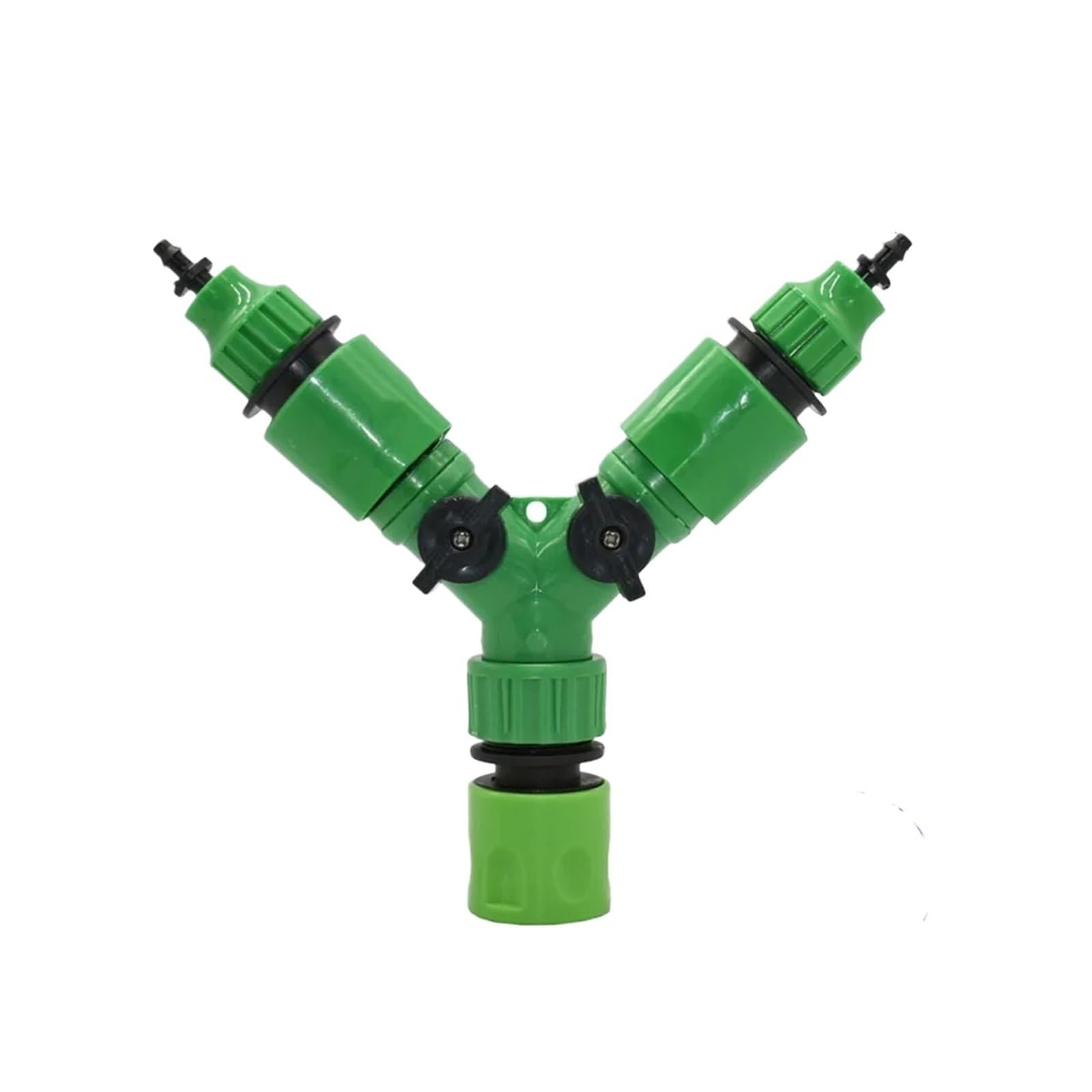 Fbanulpex Women's Green D Y-Splitters Garden Hose Connectors, Multicolor 1/2 3/4 Inch Thread Tap 2-Way Garden Hose Y Splitter Adjustable Switch Joints(Green D)