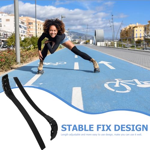 Homoyoyo K2 Schnalle Universal Buckle Strap Set Inline Roller Schuhe Energieband mit Schraubenmutter Schnalle Inline Strap Skating Schuhe Energieband Für ?nner Rollerskates Stopper