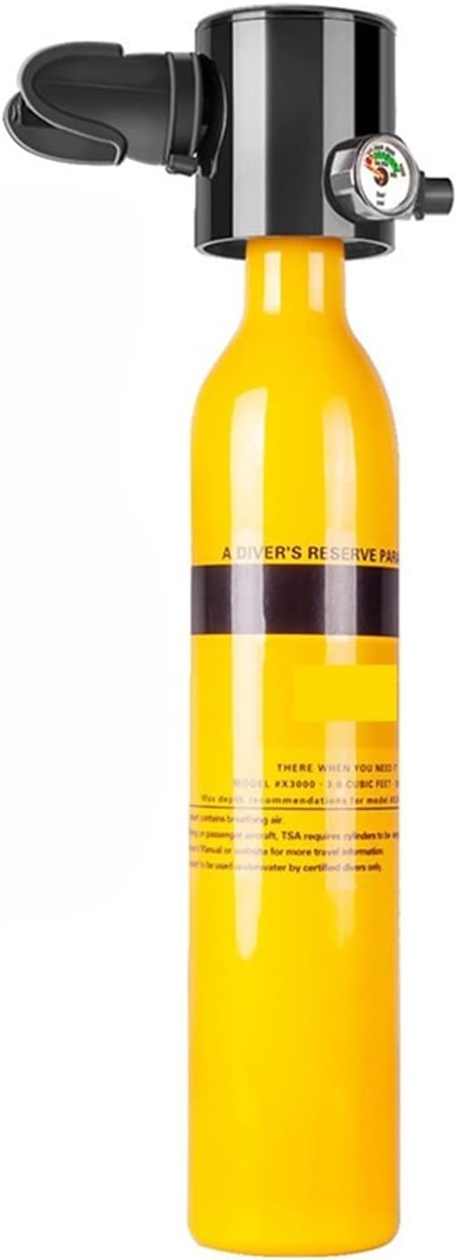 Scuba Tank Kit, Underwater Rebreather Deep Diving Equipment Artificial Artificial Fish Gill Swimming Small Cylinder Air Set for Underwater Work/Underwater Recreation