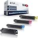 Produktbild 4X Print-Klex Tonerkartuschen kompatibel für Kyocera ECOSYS M6035 cidn M6535 cidn TK-5150BK TK-5150C TK-5150M TK-5150Y Black Cyan Magenta Yellow - Office Print Serie