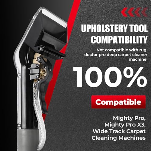 Image of OEM Standard Upholstery Tool Attachment, Better Extractor Hose Kit Compatible with Mighty Pro|Mighty Pro X3|Wide Track Carpet Cleaning Machines, Shop Vac Extractor Kit for Carpet & Upholstery Cleaning