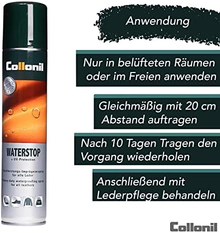 Collonil Waterstop Classic 200 ml spray do butów bezbarwny, bezbarwny, 200 ml