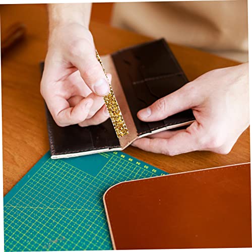 Cinta de gemas autoadhesiva brillante para manualidades, 5 rollos de tiras de strass cristal 4