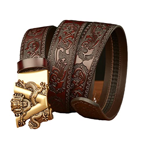 Ceinture homme réglable sans trou résolvant les problèmes de taille en cuir véritable