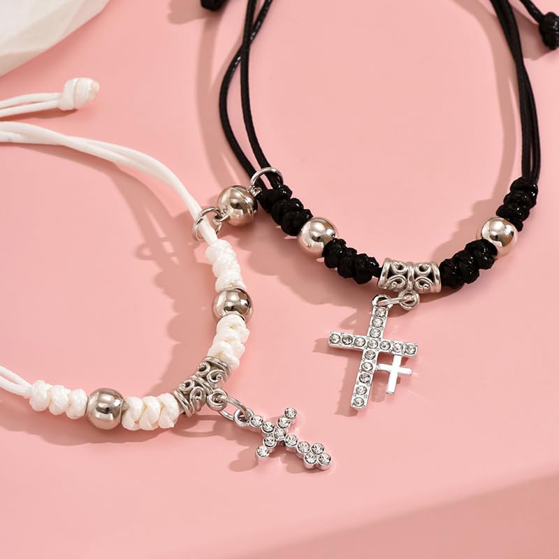 Matching Bracelets for Girlfriend Boyfriend, Couples Bracelets for Her Him, Matching Bracelet for Couples, Friendship Bracelets for Best Friends, Christmas Birthday Valentines Gifts for Women Men4