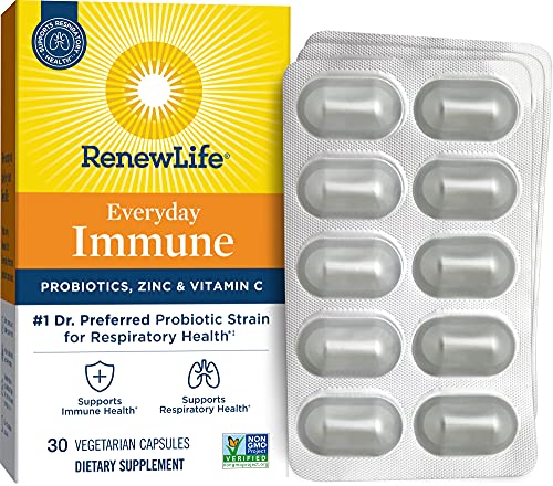 Renew Life Renew Life Adult Everyday Immune Probiotic, 10 Billion Cfu, 30 Capsules (Package May Vary), 30 Count