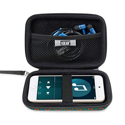 image for USA Gear Hard Shell iPod Travel Case Compatible with Apple iPod Touch 