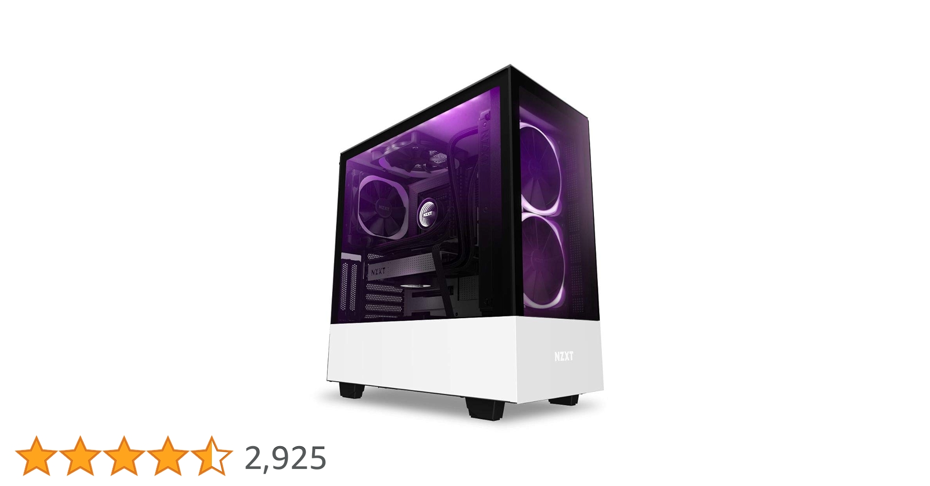 Amazon | NZXT H510 Elite White & Black ミドルタワーPCケース