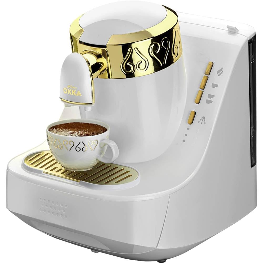 Arzum Okka Türkische Kaffeemaschine Mit Direct-To-Cup Servierfunktion, Auto-Siedepunkterkennung, Selbstreinigung Und Doppel-Brühoption Für 2 Tassen