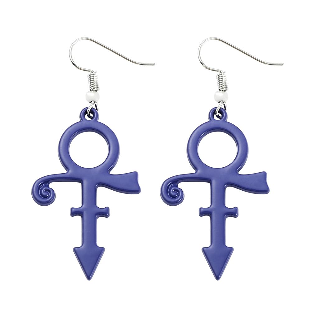 QLUYCKW Punk Stylish Personalized Cartoon Music Note Earrings for Women Symbols Rock Band Symbol Earrings Music Lover Gothic Jewelry Unique Fashion