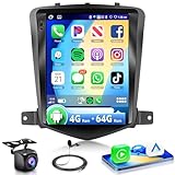 4G+64G Radio for Chevy Cruze 2009-2015 Car Stereo with Wireless Carplay Android Auto,5.0 Bluetooth 32EQ,9.7 inch IPS Touch Screen,FM/RDS GPS WiFi Android 15 AHD Backup Camera