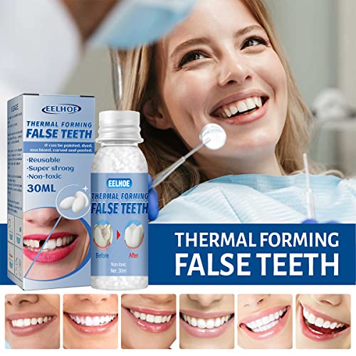 Tooth Repair Kit - Temporary Teeth Replacement Kit For Temporary Restoration Of Missing & Broken Teeth Replacement Dentures, Diy Heat Fit Beads #TOP1