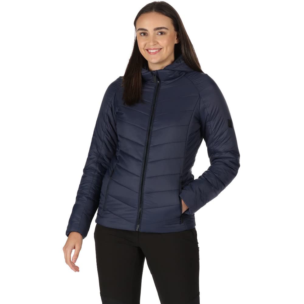 Regatta Women's Voltera Loft Iii Baffled Quilted Jackets, Navy, 8 UK