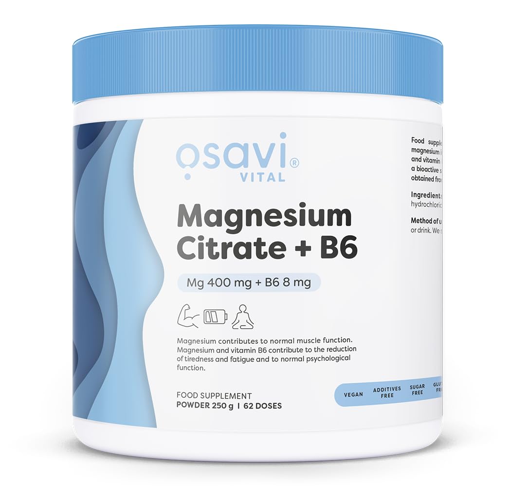 Osavi Magnesium Citrate + B6 Powder - 250G