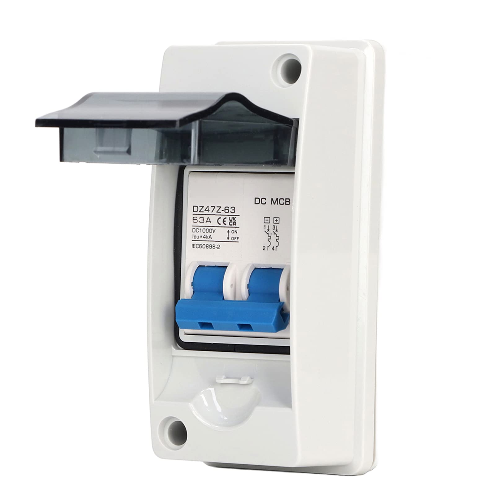 Acouto Sezionatore CC in Miniatura 63A 1000V IP65 per Pannello Solare Connettore del Fotovoltaico per un Sezionatore CC più SicuroSezionatore SolareSezionatore 63ASezionatore 1000 V