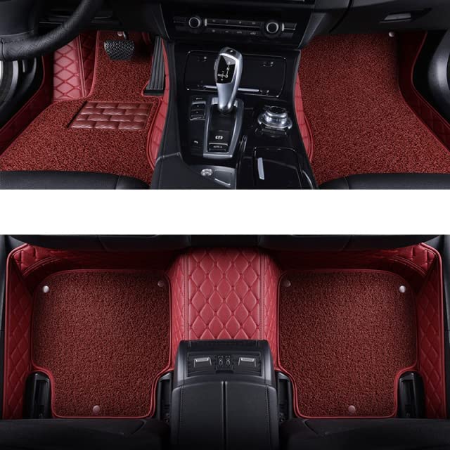 Tappetini Auto, per Suzuki S-cross 2014-2023 LHD Antiscivolo Impermeabile Tappetino in Tutto il Tempo Tappeti Set Completo,C