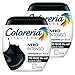2x Coloreria Italiana Colorante per Tessuti in Lavatrice Colore Nero Intenso Formula Tutto in Uno - 2 Confezioni Monodose