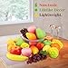 Set of 26 Realistic Artificial Fake Fruit Lifelike Decorative Foam Food Set for Home, Kitchen, Party Decor