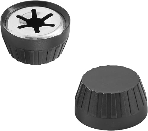 987101 - Tapacubos de rueda para Weber Charcoal Kettle Grill y Old Weber Genesis Grill Wheel Axle Hubcap Push on Axle Cap Retainer BBQ Grill Kenmore