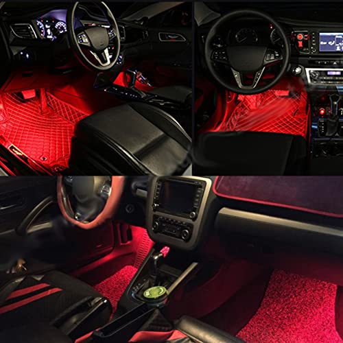 Lámpara LED roja interior para puertas de auto miniatura 7