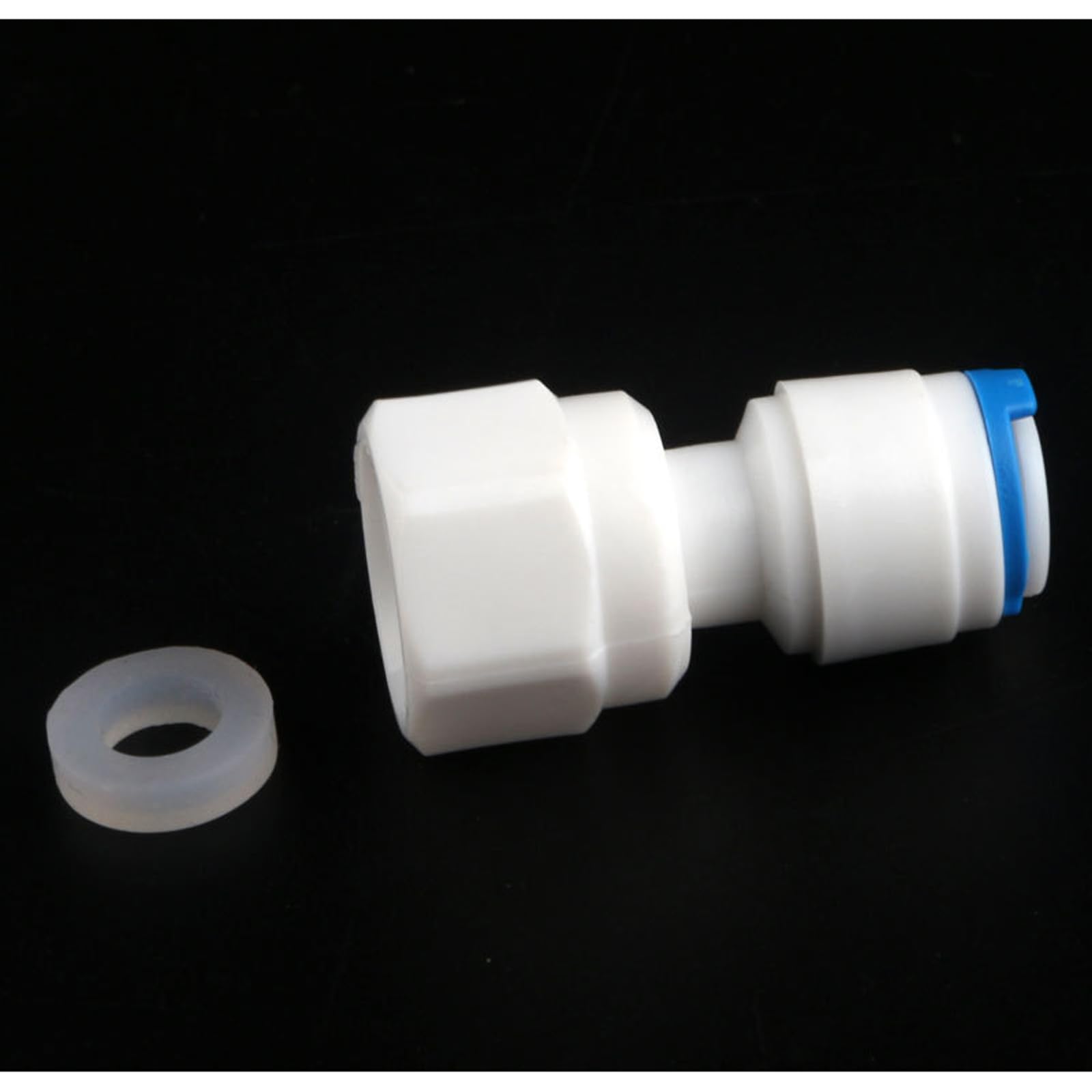 Raccordo Filtri Acqua Raccordo Rapido Per Filtro Acqua 1/4" A 3/8" - Connettore Maschio/Femmina Per Impianti Osmosi Inversa, In Ottone Parti Impianto Acqua