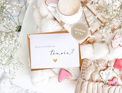 Joli Coon Carte Veux-tu être ma témoin, demande témoin mariage – vue 2