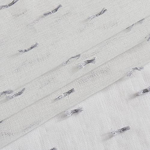 Cortina para ventana Sprinkles Lurex de 193 x 213 cm: renueva tu salón con un toque plateado 5
