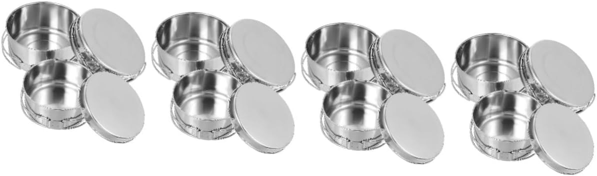 Outdoor Stainless Steel Cooking Pot and Pan Stackable Cookware for Camping Picnic Hiking Non Stick Space