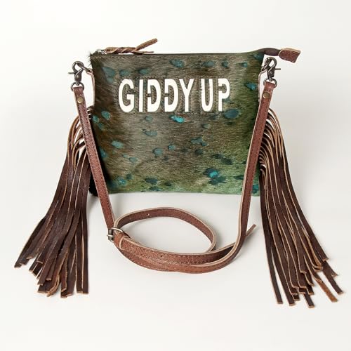 American Darling Women's Crossbody Bag Western Hair-On Genuine Leather Handbag and Ladies Purse2